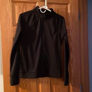 Black champion lightweight zip up jacket